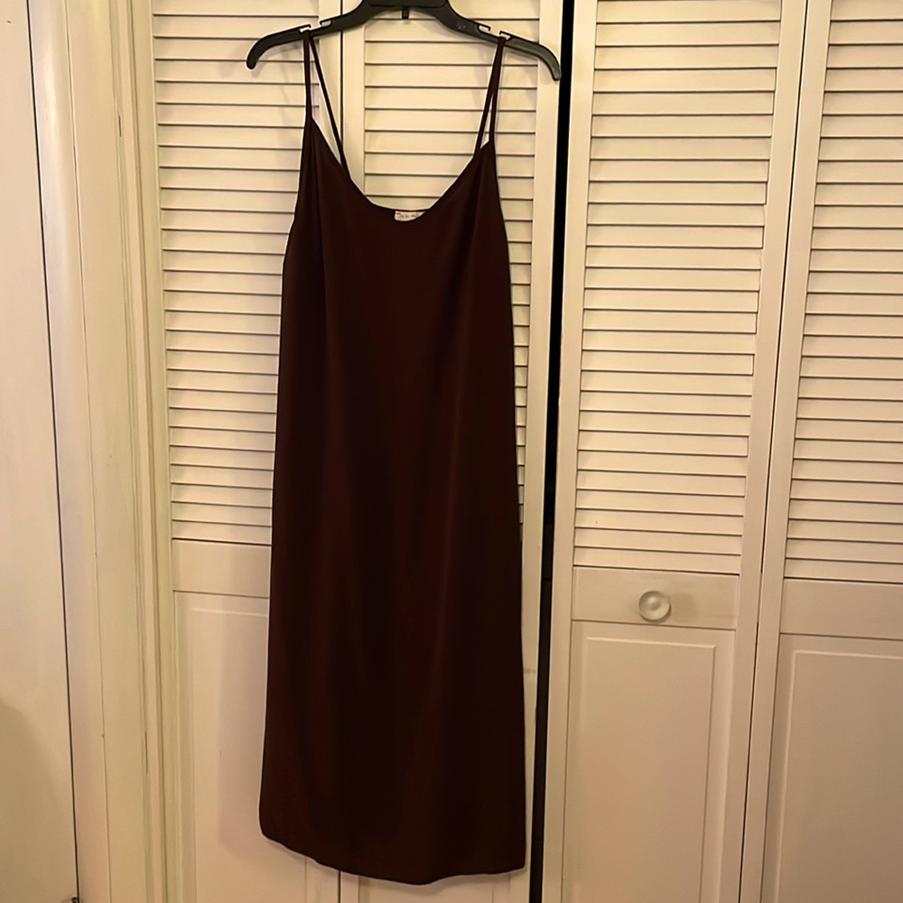 Chocolate Brown Slip Dress